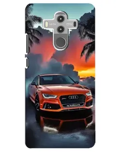Чохол для Huawei Mate 10 Pro з картинкою «Audi — захід сонця»
