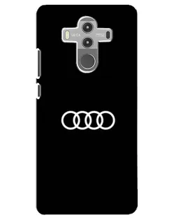 Чохол для Huawei Mate 10 Pro з картинкою «Audi White Logo»