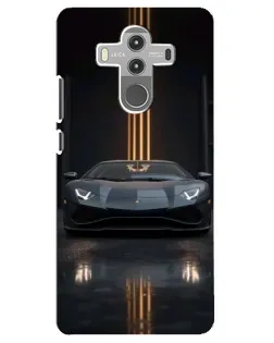Чохол для Huawei Mate 10 Pro з картинкою «Lamborghini золоті лінії»