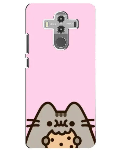 Чехол для Huawei Mate 10 Pro с картинкой «Pusheen и печенье»