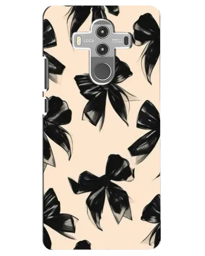 Чехол для Huawei Mate 10 Pro с картинкой «Паттерн черные банты» Чехол для Huawei Mate 10 Pro с картинкой «Паттерн черные банты»