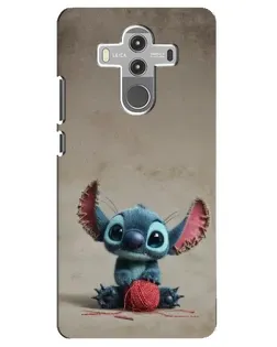 Чехол для Huawei Mate 10 Pro с картинкой «Стич на коричневом фоне»