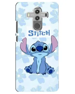 Чехол для Huawei Mate 10 Pro с картинкой «Stitch среди цветов»