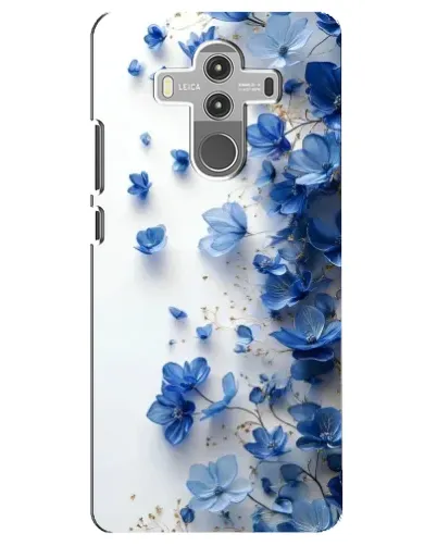 Чехол для Huawei Mate 10 Pro с картинкой «Голубой цветочный каскад»