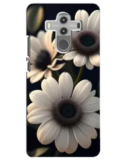 Чохол для Huawei Mate 10 Pro з картинкою «Білі маргаритки макро»