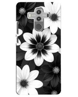 Чохол для Huawei Mate 10 Pro з картинкою «Монохромні айстри»