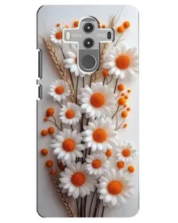 Чохол для Huawei Mate 10 Pro з картинкою «Білі сухоцвіти»