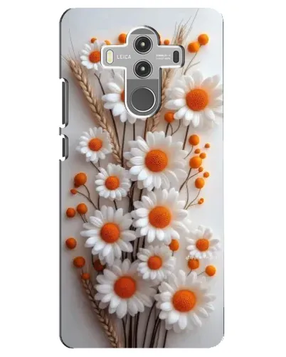 Чехол для Huawei Mate 10 Pro с картинкой «Белые сухоцветы»