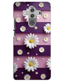 Чохол для Huawei Mate 10 Pro з картинкою «Ромашки на фіолетовому»