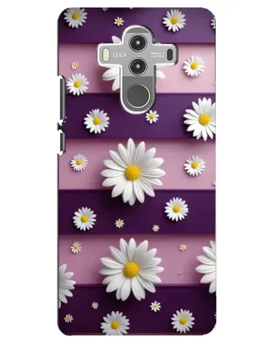 Чехол для Huawei Mate 10 Pro с картинкой «Ромашки на фиолетовом»