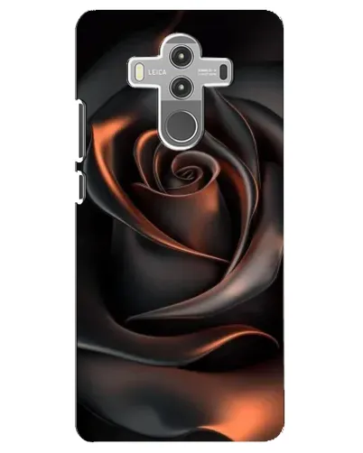 Чехол для Huawei Mate 10 Pro с картинкой «Шелковая черная роза»