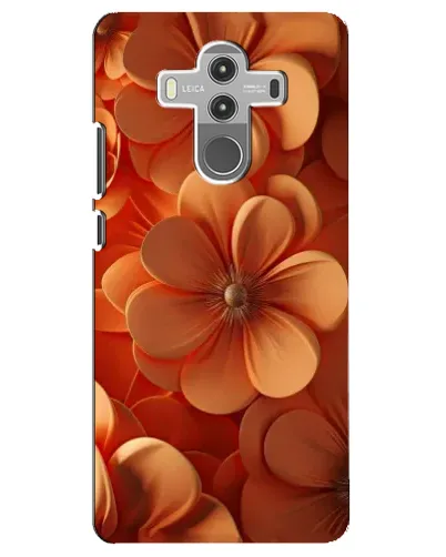 Чехол для Huawei Mate 10 Pro с картинкой «Оранжевый макро цветок»