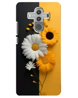 Чохол для Huawei Mate 10 Pro з картинкою «Соняшник та ромашка»