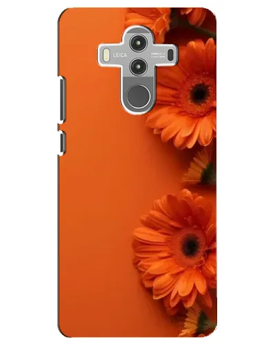 Чехол для Huawei Mate 10 Pro с картинкой «Оранжевые герберы»
