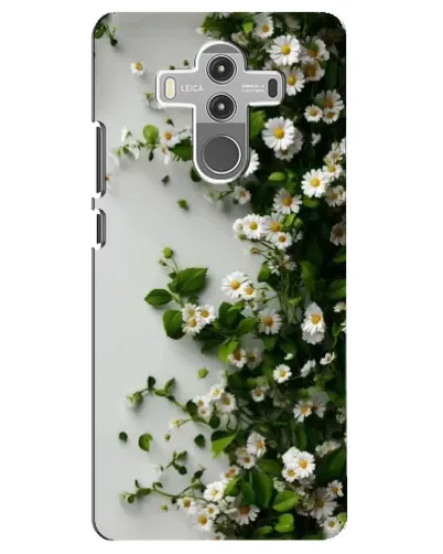 Чехол для Huawei Mate 10 Pro с картинкой «Ветка мелких белых цветов»