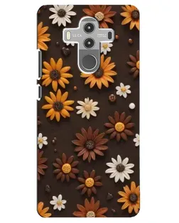 Чохол для Huawei Mate 10 Pro з картинкою «Візерунок з маленьких соняшників»