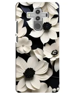 Чохол для Huawei Mate 10 Pro з картинкою «Об'ємні білі квіти»