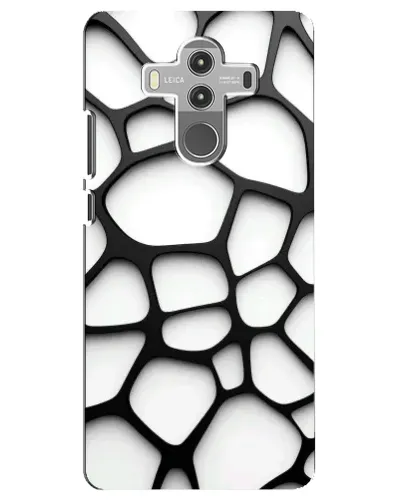 Чехол для Huawei Mate 10 Pro с картинкой «Белая объемная сетка» Чехол для Huawei Mate 10 Pro с картинкой «Белая объемная сетка»