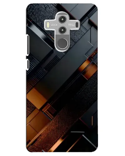 Чехол для Huawei Mate 10 Pro с картинкой «Черные геометрические блоки» Чехол для Huawei Mate 10 Pro с картинкой «Черные геометрические блоки»