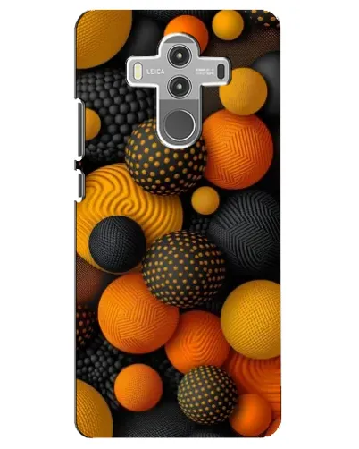 Чехол для Huawei Mate 10 Pro с картинкой «Объемные оранжевые сферы» Чехол для Huawei Mate 10 Pro с картинкой «Объемные оранжевые сферы»