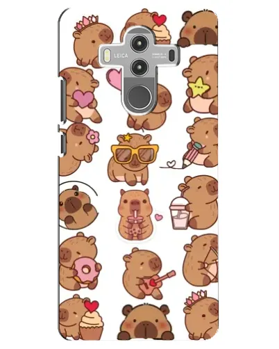 Чехол для Huawei Mate 10 Pro с картинкой «Стикерпак с капибарами» Чехол для Huawei Mate 10 Pro с картинкой «Стикерпак с капибарами»