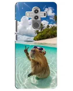 Чохол для Huawei Mate 10 Pro з картинкою «Капібара на морі» Чохол для Huawei Mate 10 Pro з картинкою «Капібара на морі»