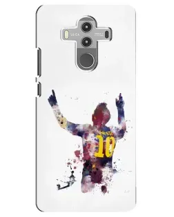 Чехол для Huawei Mate 10 Pro с картинкой «Акварельный Месси Барселона»