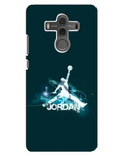 Чехол для Huawei Mate 10 с картинкой «Jordan Blue Fire»