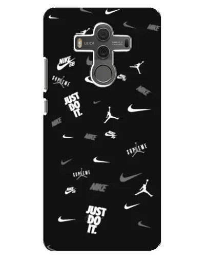 Чехол для Huawei Mate 10 с картинкой «Nike Black Pattern» Чехол для Huawei Mate 10 с картинкой «Nike Black Pattern»