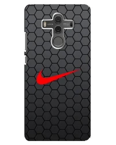 Чехол для Huawei Mate 10 с картинкой «Nike — карбоновая сетка»