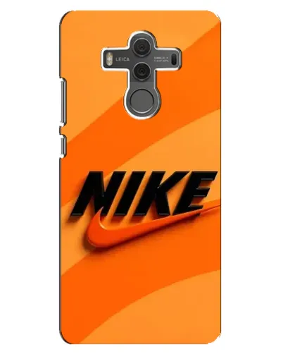 Чехол для Huawei Mate 10 с картинкой «Оранжевый драйв Nike»