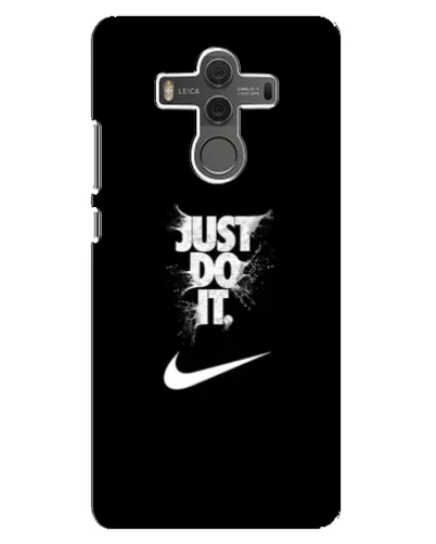 Чехол для Huawei Mate 10 с картинкой «Текстовый принт Nike»
