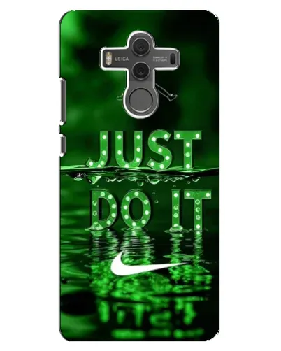 Чехол для Huawei Mate 10 с картинкой «Зеленый неоновый Nike»
