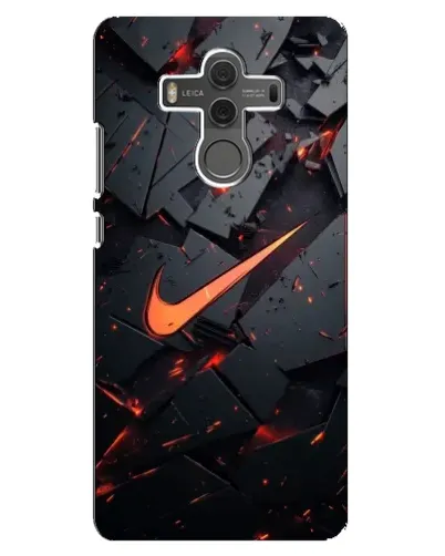 Чехол для Huawei Mate 10 с картинкой «Nike — эффект разломов»