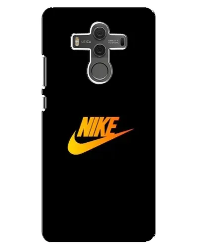 Чехол для Huawei Mate 10 с картинкой «Золотой логотип Nike»