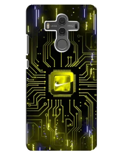 Чехол для Huawei Mate 10 с картинкой «Nike — золотая искра»