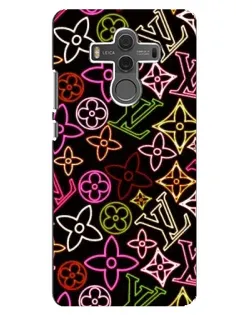 Чехол для Huawei Mate 10 с картинкой «Неоновый микс Nike»