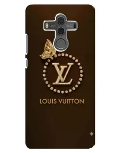 Чехол для Huawei Mate 10 с картинкой «LV — золотая печать»