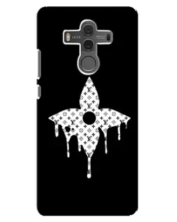 Чехол для Huawei Mate 10 с картинкой «Цветочная монограмма»