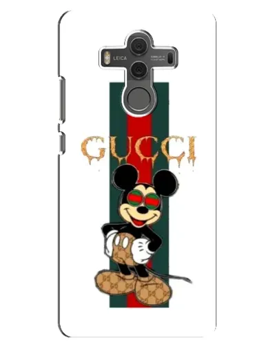 Чехол для Huawei Mate 10 с картинкой «Микки Маус Gucci — полосы» Чехол для Huawei Mate 10 с картинкой «Микки Маус Gucci — полосы»