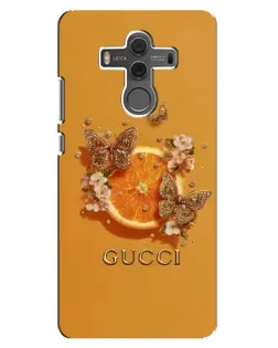 Чехол для Huawei Mate 10 с картинкой «Gucci — золотые бабочки»