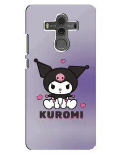 Чехол для Huawei Mate 10 с картинкой «Kuromi — фиолетовый арт»