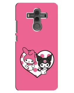 Чехол для Huawei Mate 10 с картинкой «Kuromi и My Melody»