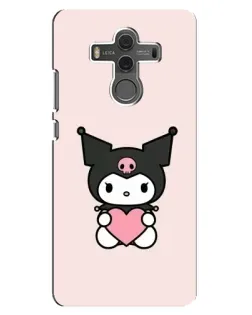 Чехол для Huawei Mate 10 с картинкой «Kuromi и сердце»