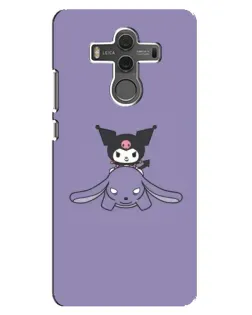 Чехол для Huawei Mate 10 с картинкой «Kuromi на лиловом фоне»