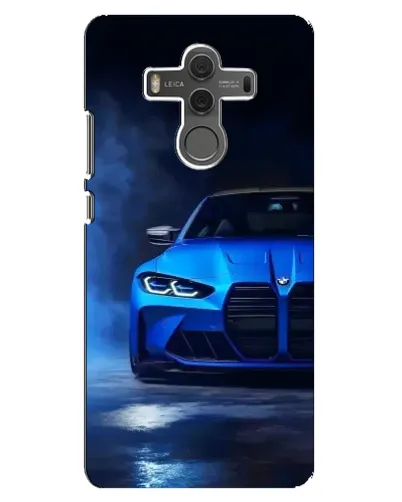 Чехол для Huawei Mate 10 с картинкой «Голубая BMW M4»