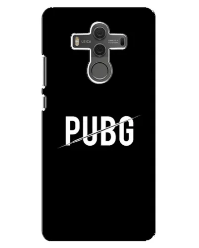 Чехол для Huawei Mate 10 с картинкой «PUBG — белый логотип»