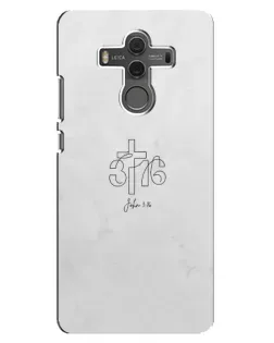 Чехол для Huawei Mate 10 с картинкой «Иоанна 3:16 Крест» Чехол для Huawei Mate 10 с картинкой «Иоанна 3:16 Крест»