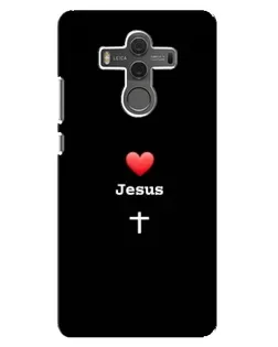 Чехол для Huawei Mate 10 с картинкой «Сердце - Jesus» Чехол для Huawei Mate 10 с картинкой «Сердце - Jesus»