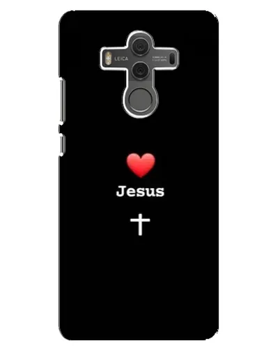 Чехол для Huawei Mate 10 с картинкой «Сердце - Jesus» Чехол для Huawei Mate 10 с картинкой «Сердце - Jesus»